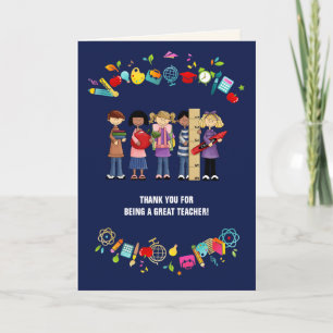 Merci, professeur. Cartes de voeux personnalisées