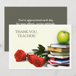 Merci, professeur.  Cartes plates personnalisées