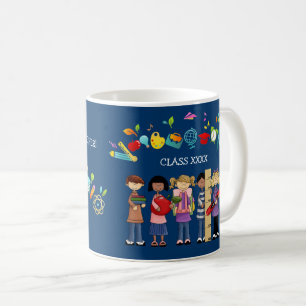 Merci, professeur. Tasses personnalisables de