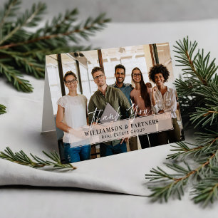 Merci Professional Company Photo Pink Plaque