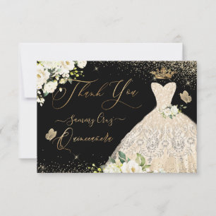Merci Quinceanera Champagne Gold Parties scintilla