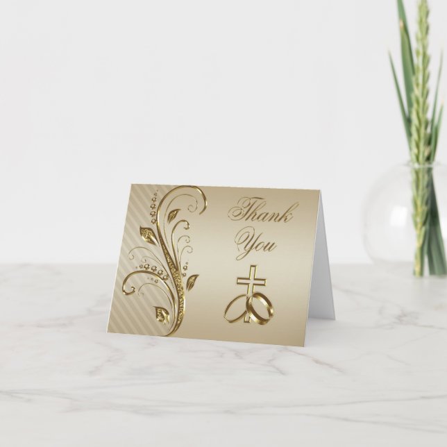 Merci religieux du 50e anniversaire du Mariage (Devant)