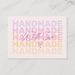 Merci rétro moderne Petit Carte de visite