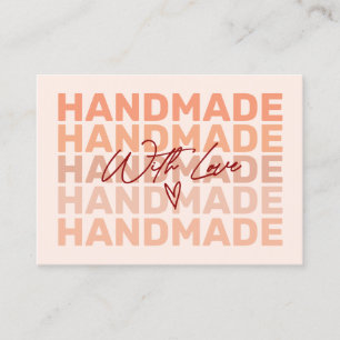 Merci rétro moderne Petit Carte de visite