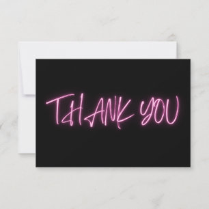 Merci rose néon tendance