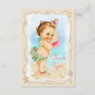 Merci roux de Shell de conque de bébé de plage