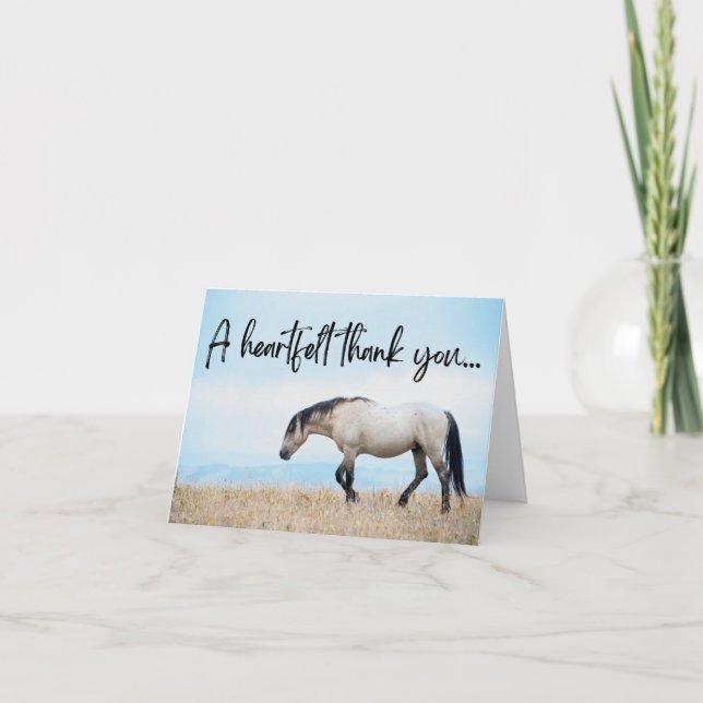 Merci sauvage à cheval (Devant)