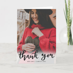 Merci Script manuscrit photo d'études supérieures