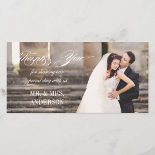 Merci simple de mariage