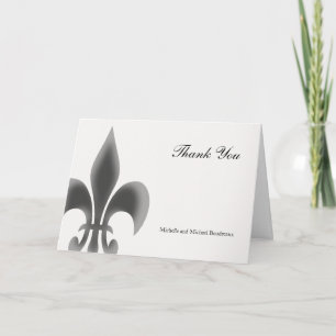 Merci simple d'Elegant Fleur de Lis