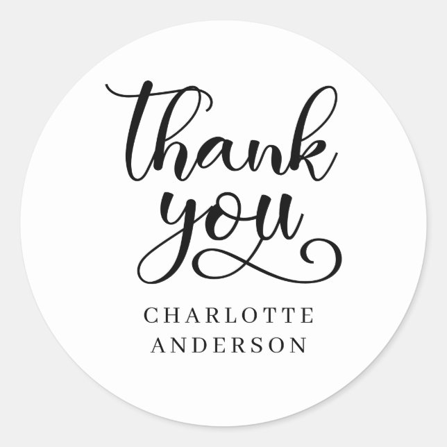 Merci spécifique au client ! Autocollant (Devant)