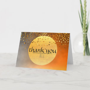 Merci Sunset Moon Confetti Parties scintillant