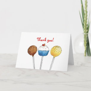 Merci tellement - Pop de gâteaux - Carte de voeux