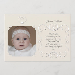 Merci tendre de photo de coeur