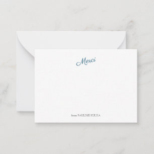 Merci Thank You Card Mitteilungskarte