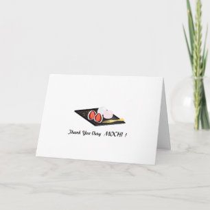 Merci Très MOCHI ! Carte de vœux pliées