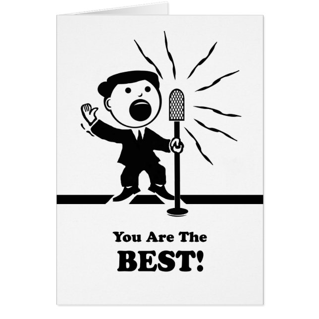 Merci, tu es le meilleur ! Annonceur rétro (Devant)