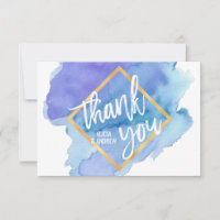 MERCI turquoise bleu de turquoise d'aquarelle