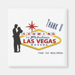Merci U 4 venir à Las Vegas Magnet