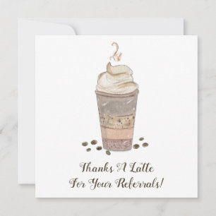 Merci une référence au café en latte