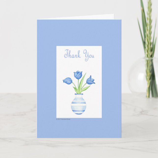 Merci Vase bleu (Devant)