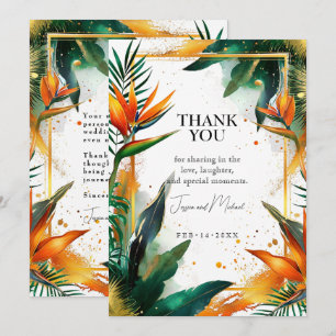 Merci vertical Oiseaux de Paradise Bliss