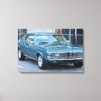 Mercury Cougar Classic-Auto gedehnte Leinwand Druc