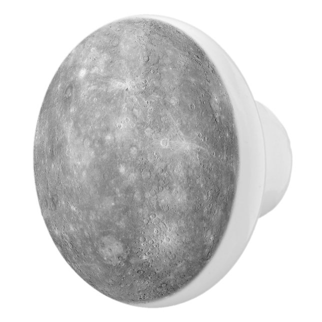 Mercury Craters Sonnensystem Planet Virgo Moon Keramikknauf (Rechts)