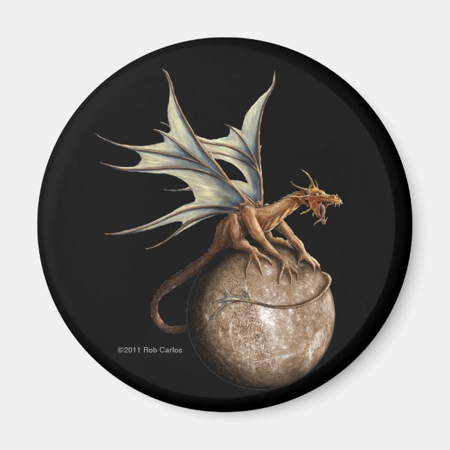 Mercury Dragon Magnet (Vorne)