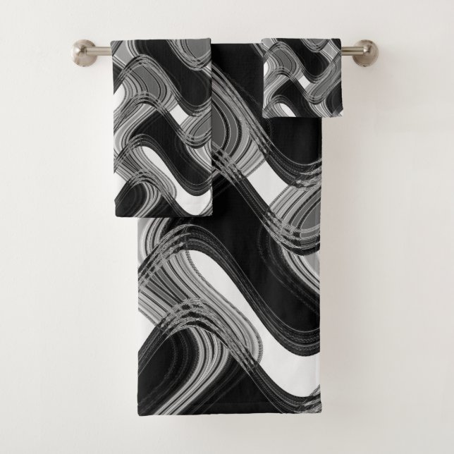 Mercury et serviette de sable réglée par l'artiste (En situation)