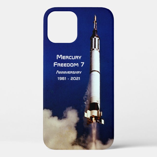 Mercury Freedom 7 - 60 Jahre Case-Mate iPhone Hülle (Rückseite)