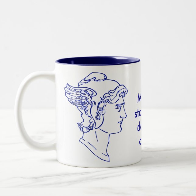 Mercury-HauptTasse Zweifarbige Tasse (Links)
