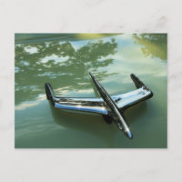 Mercury Hood Ornament Postkarte