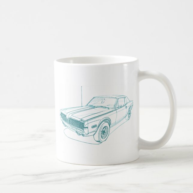 Mercury-Puma 1968 Kaffeetasse (Rechts)