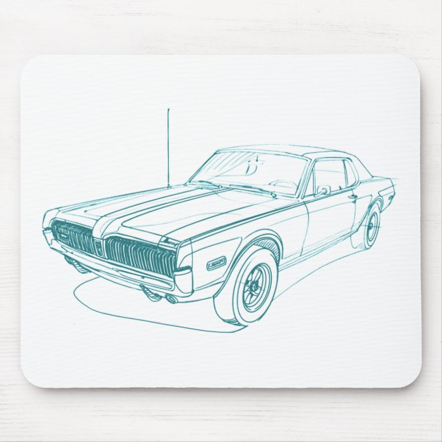 Mercury-Puma 1968 Mousepad (Vorne)