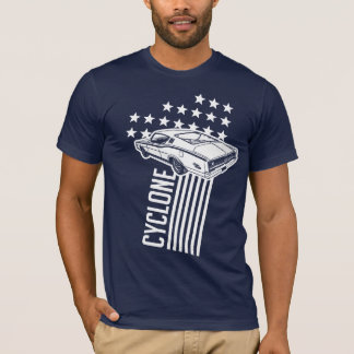 Mercury-Wirbelsturm-Sterne u. Streifen T-Shirt