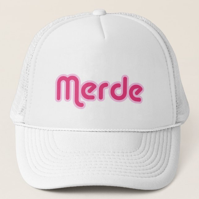 Merde Hut Truckerkappe (Vorderseite)