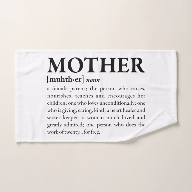 Mère (Serviette à main)