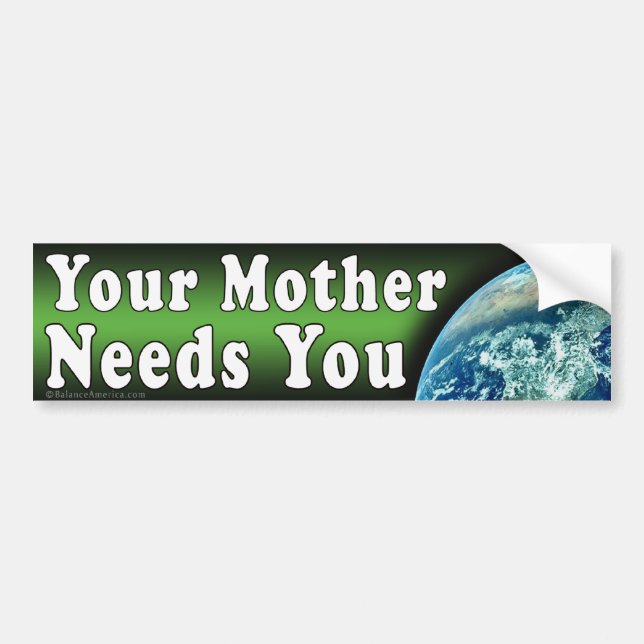 Mère a besoin de vous Sticker pare-chocs (Devant)