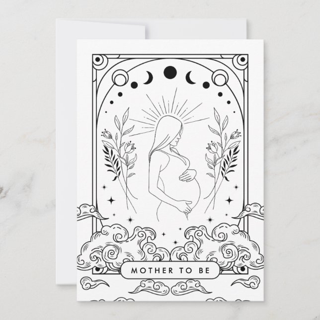 Mère À Être Baby shower Invitation (Devant)