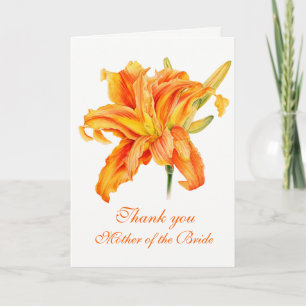 Mère de daylily de mariage du carte de