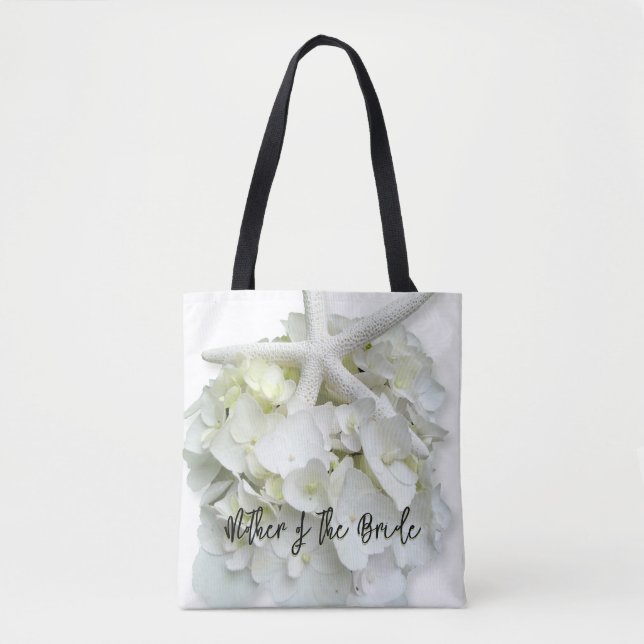 Mère de la chambre Blanc Floral Starfish Sac (Devant)