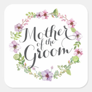 Mère de la chambre Élégant Sticker Wreath Sticker