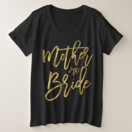 Mère De La Mariée Faux Gold Plus-Size