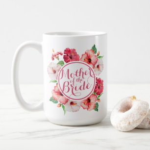 Mère de la mariée Floral Mariage classique Mug