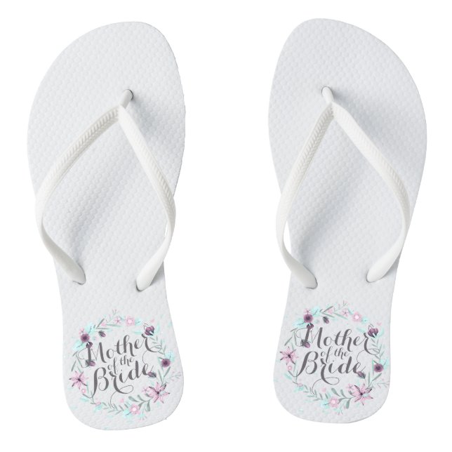 Mère de la mariée Flore Mariage tongs (Semelle)