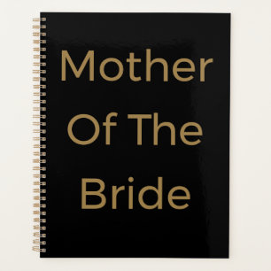 Mère De La Mariée Gold Black Mariage Cadeau Favor