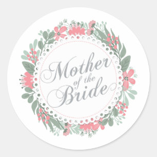 Mère de la mariée Mariage   Autocollant