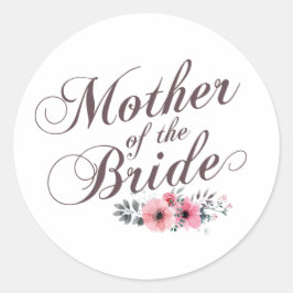 Mère de la mariée Mariage élégant | Sticker