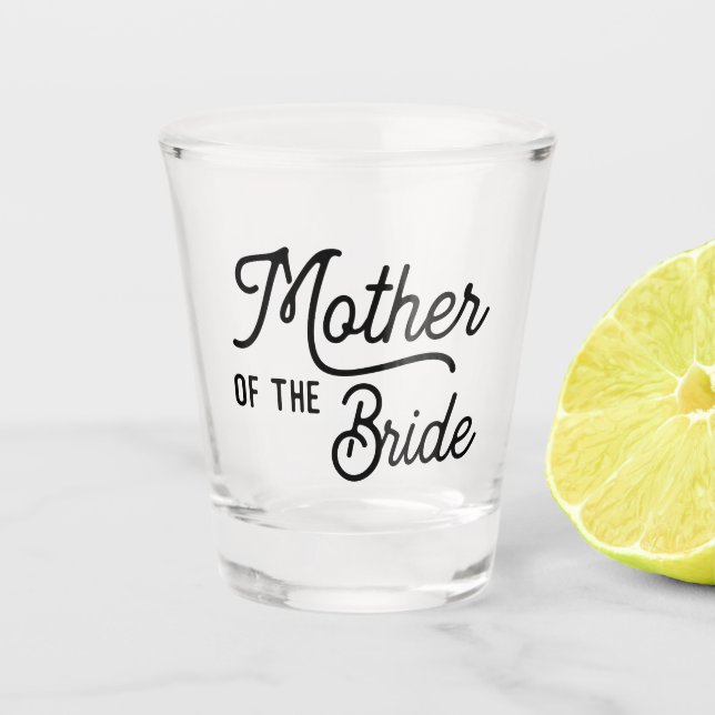 Mère de la mariée Mariage en verre de tir (Devant)